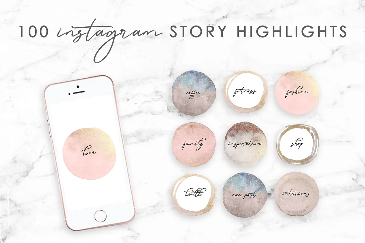 100 Instagram Story Highlight Covers
