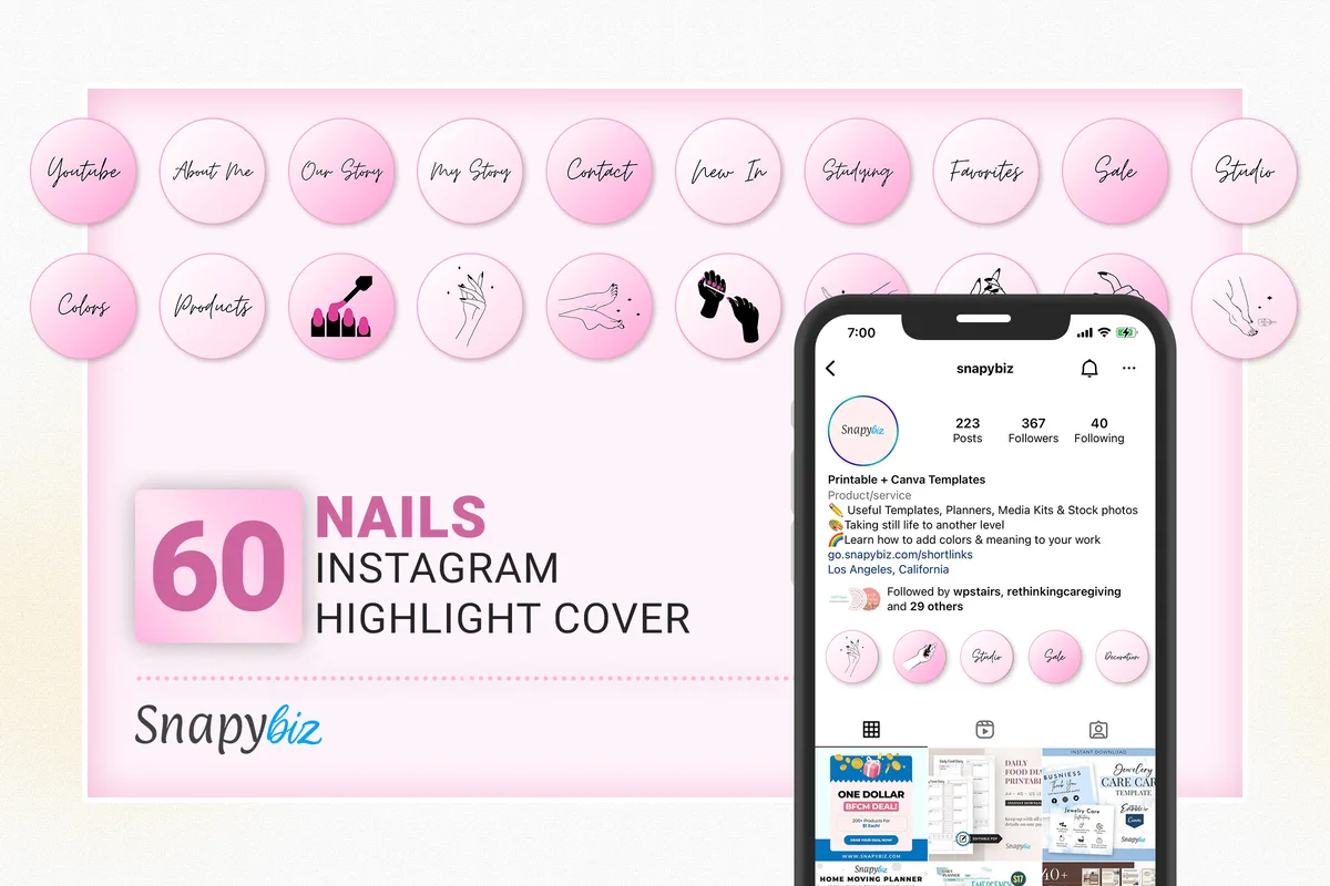 Nail Instagram Highlight Cover