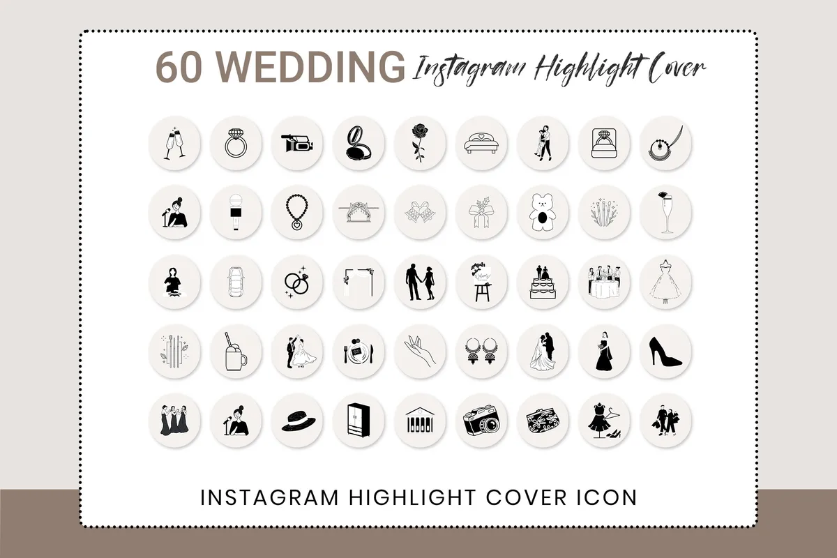 Wedding Instagram Highlight Cover